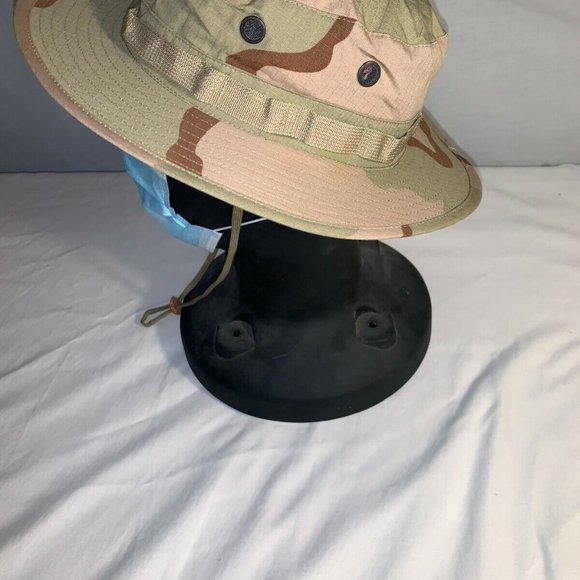 DCU MILITARY VENTED DCU DESERT CAMOUFLAGE SUN WIDE BRIM BOONIE HAT - Picture 6 of 12
